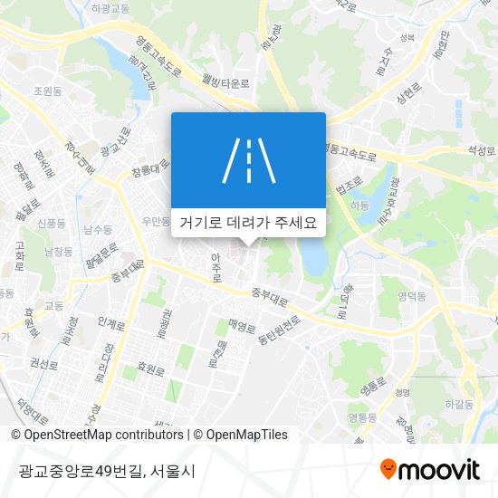 광교중앙로49번길 지도