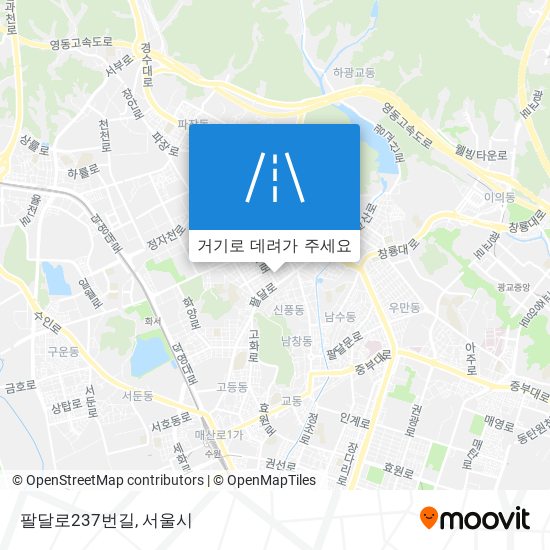 팔달로237번길 지도