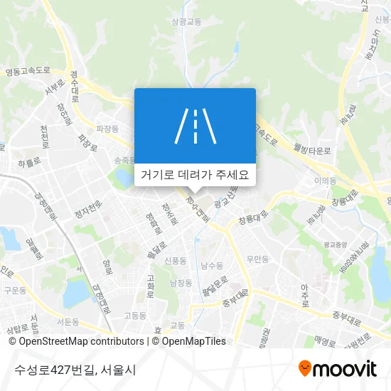수성로427번길 지도