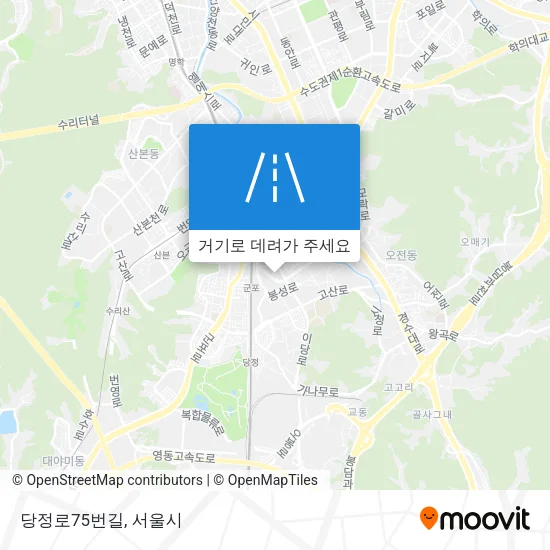 당정로75번길 지도