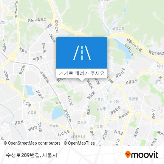 수성로289번길 지도