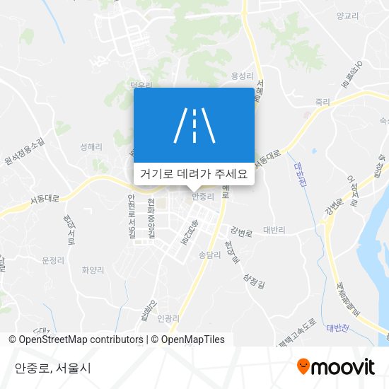 안중로 지도