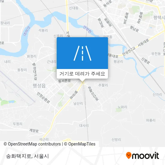 송화택지로 지도