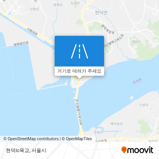 현덕Ic육교 지도
