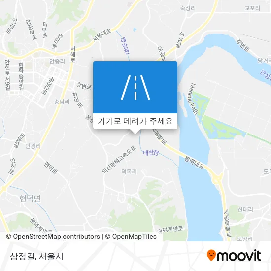 삼정길 지도