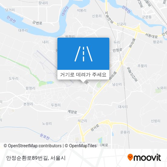 안정순환로89번길 지도