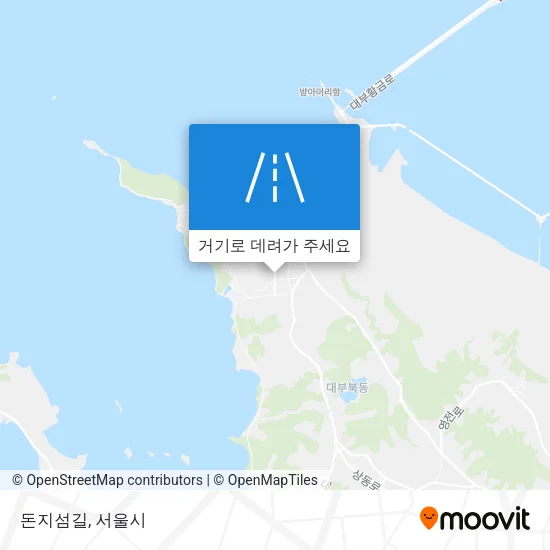 돈지섬길 지도