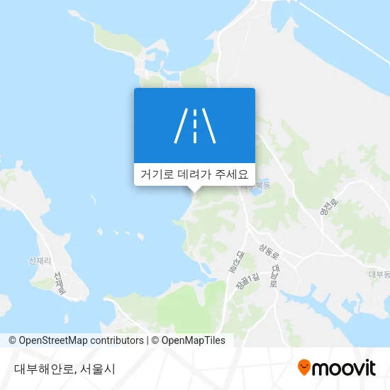 대부해안로 지도