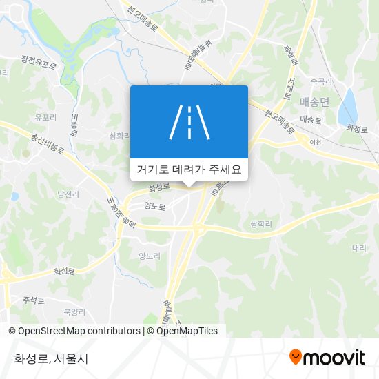 화성로 지도