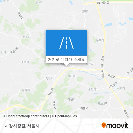 사강시장길 지도