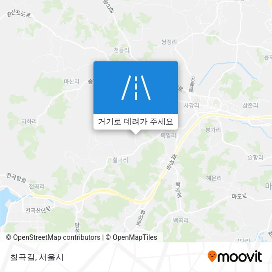 칠곡길 지도