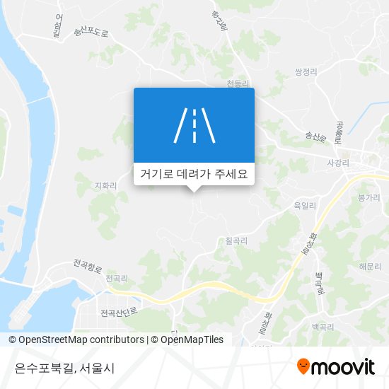 은수포북길 지도