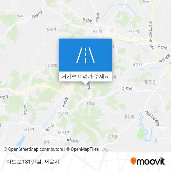 마도로181번길 지도