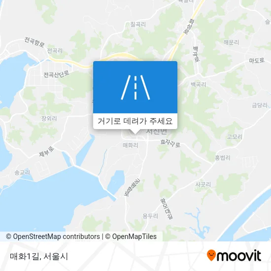 매화1길 지도
