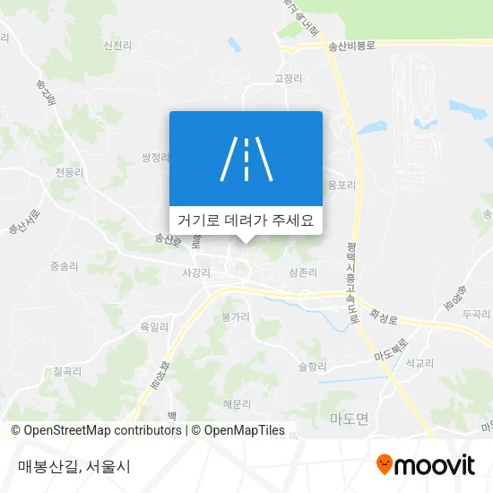 매봉산길 지도
