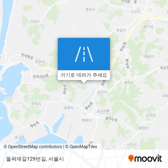 돌팍재길129번길 지도