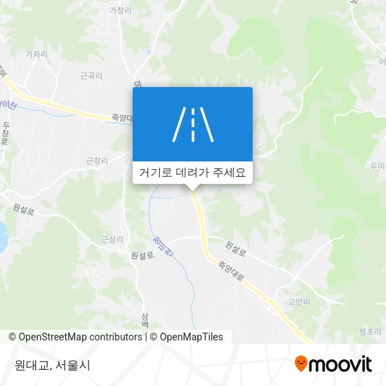 원대교 지도
