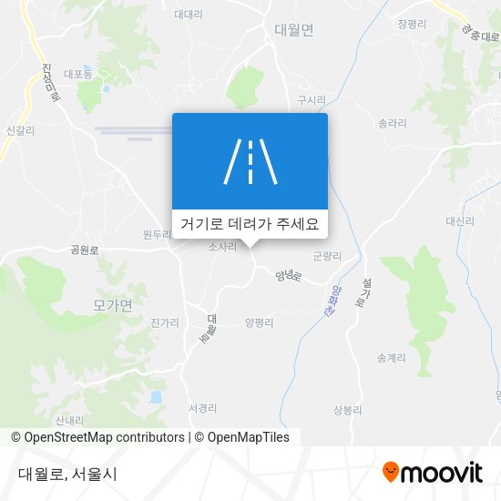 대월로 지도