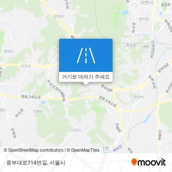 중부대로714번길 지도