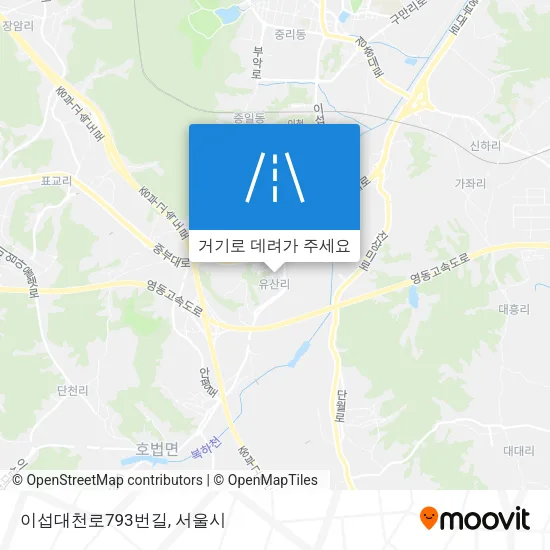 이섭대천로793번길 지도