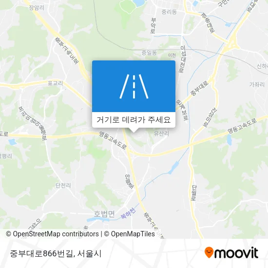 중부대로866번길 지도