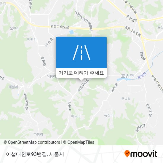 이섭대천로93번길 지도
