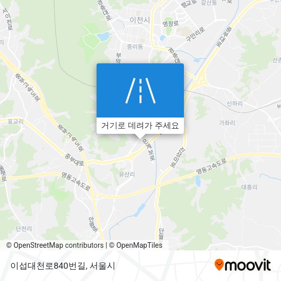이섭대천로840번길 지도