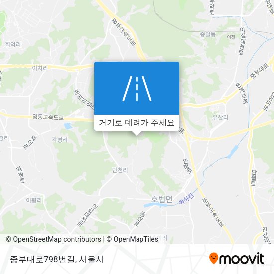 중부대로798번길 지도