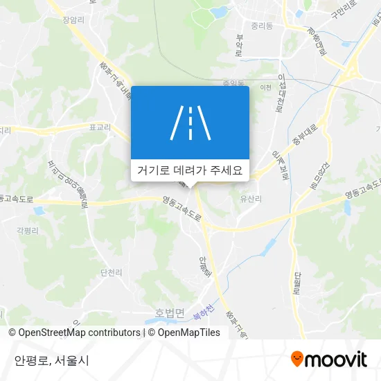 안평로 지도