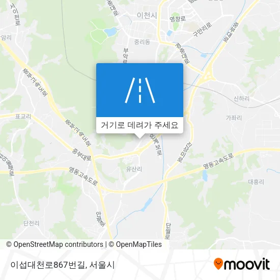 이섭대천로867번길 지도