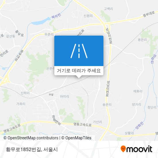 황무로1852번길 지도