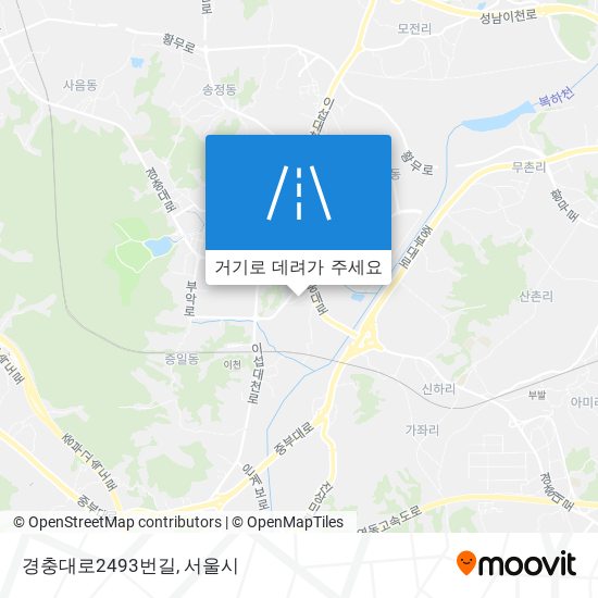 경충대로2493번길 지도