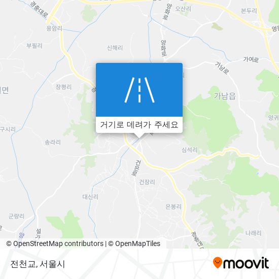 전천교 지도