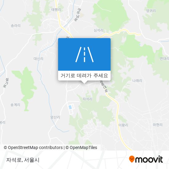 자석로 지도