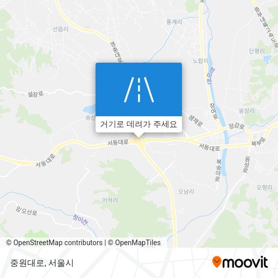 중원대로 지도