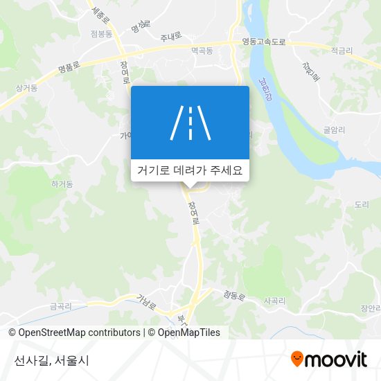 선사길 지도