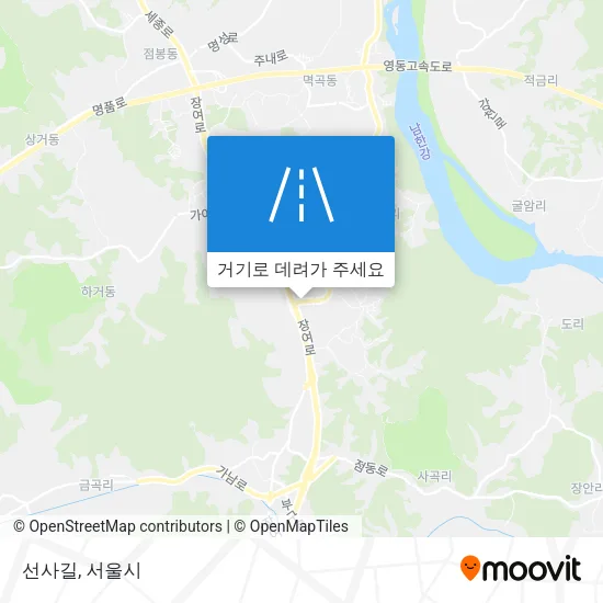 선사길 지도