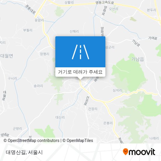 대명산길 지도