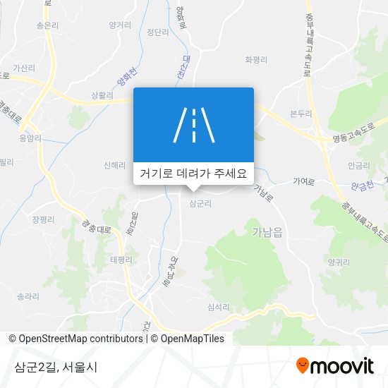 삼군2길 지도