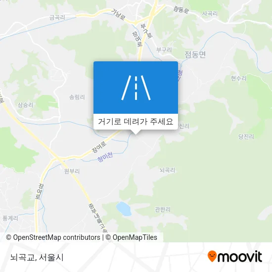 뇌곡교 지도