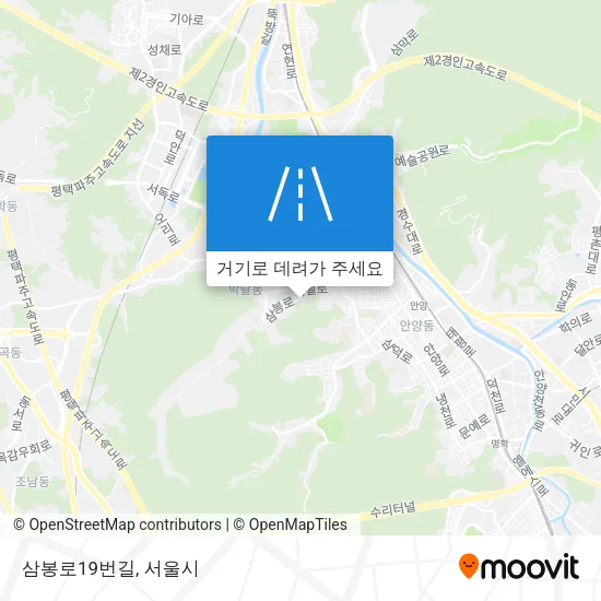 삼봉로19번길 지도