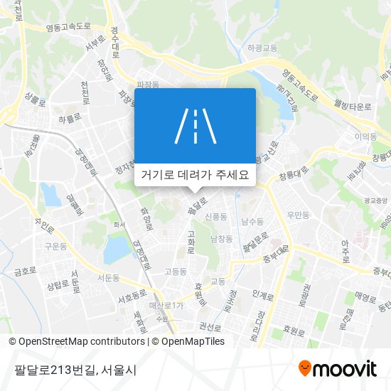 팔달로213번길 지도