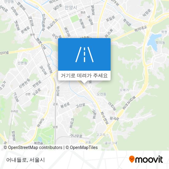 어내들로 지도