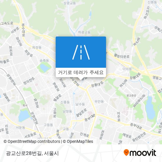 광교산로28번길 지도