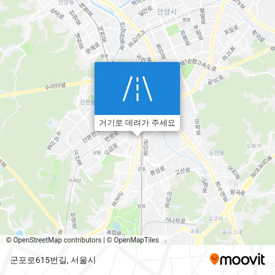 군포로615번길 지도