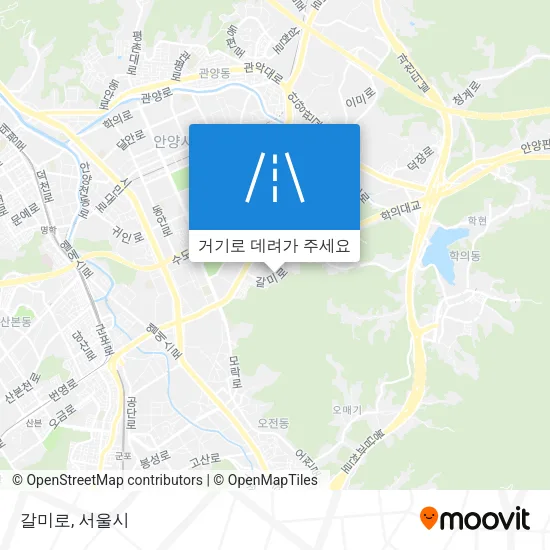 갈미로 지도