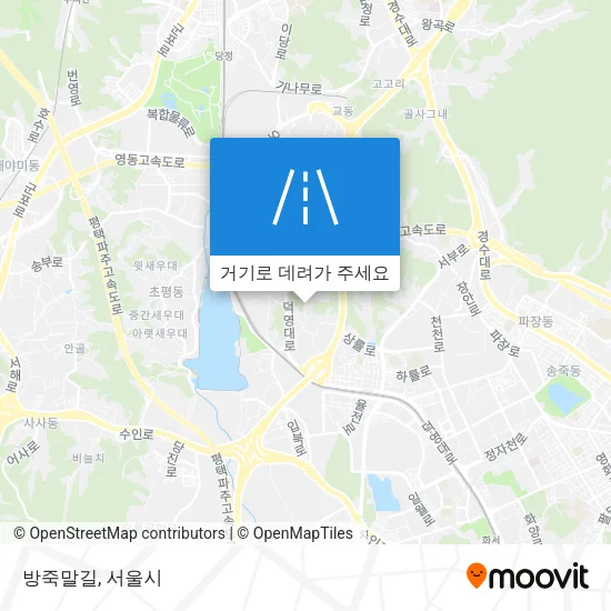 방죽말길 지도