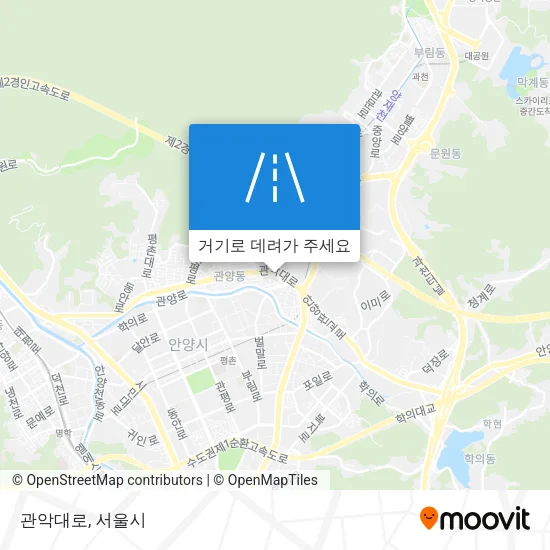 관악대로 지도