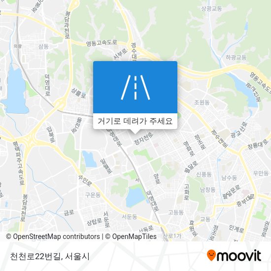 천천로22번길 지도