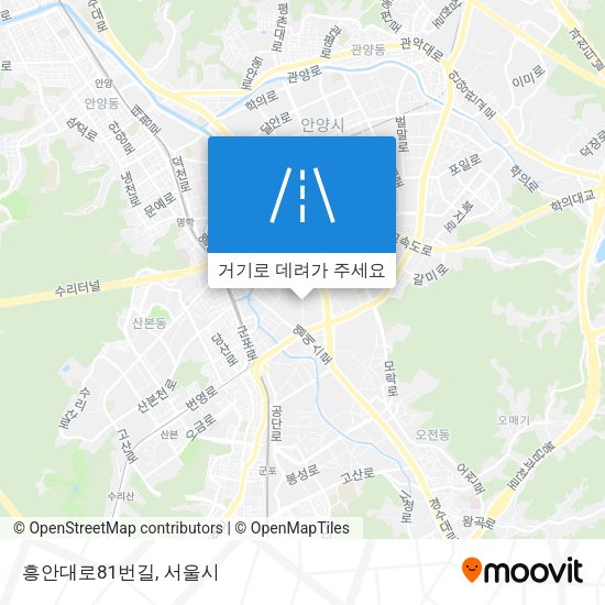 흥안대로81번길 지도